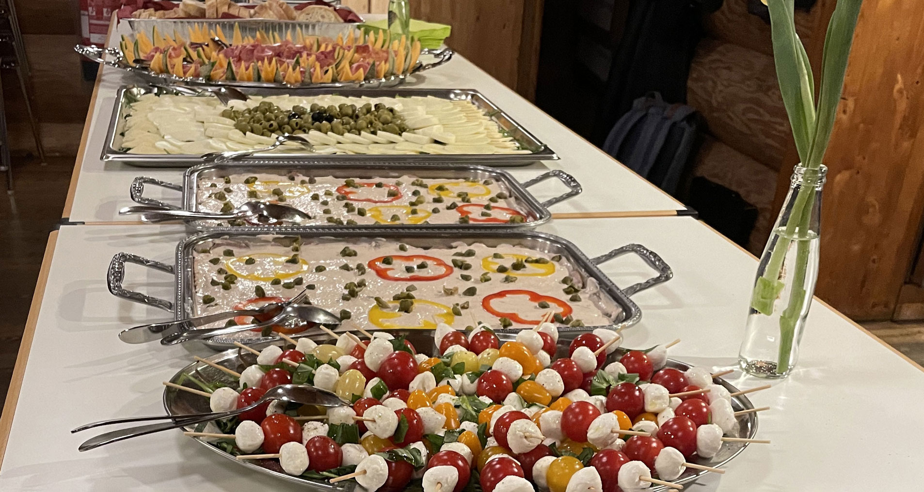 Partyservice Buffet vom Ristorante Caruso Bonaduz